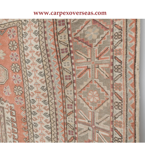 Hermosa y cómoda alfombra Oushak de lana anudada a mano para el hogar sala de estar tamaño personalizado antimicrobiano y acolchado - Product Image 2