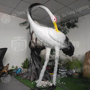 Lampe décorative grue du Nouvel An, sculpture lumineuse LED extérieure IP65 pour parc, paysage et décoration de festival - Product Image 3