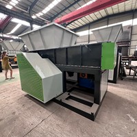 Déchiqueteur à couteau rotatif simple |   Machine de déchiquetage pour filets de pêche, filets de sécurité de construction, filets d'ombrage agricoles en PE/PP