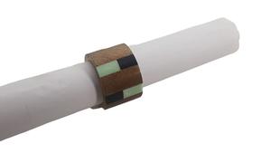 Anillo de madera medio redondo hecho a mano para decoración del hogar, accesorios personalizados para fiesta de boda, servilletas, indio, hecho a mano, nuevo estilo - Product Image 5