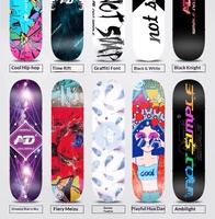 Planche à roulettes Little Champion Drift Board, plateau en PU, quatre roues, design double kick, style street, style chinois tendance, pour débutants et adultes