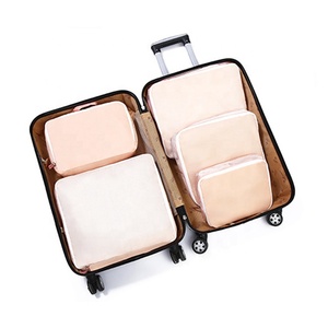 Unisex nylon du lịch Ba lô đặt PU da dây kéo đóng cửa thời trang vải thô phòng tập thể dục thể thao tùy chỉnh Túi bao gồm quần áo túi - Product Image 1