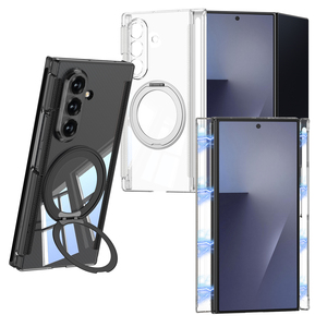 เหมาะสำหรับเคสโทรศัพท์แบบใส Samsung ZTriFold พร้อมมุมกันกระแทกสี่มุมแบบแม่เหล็ก, หุ้มรอบด้านแบบพับได้ - Product Image 6