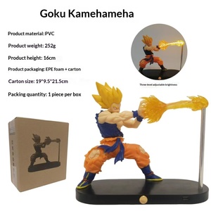 Figura Luminosa de Goku Kamehameha con Onda de Choque, Luz Nocturna Flotante, Figura en Caja, Adorno, Regalo - Product Image 4
