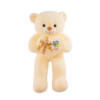 Ours en peluche géant en gros, personnalisable, pour la fête des Mères, cadeau d'anniversaire, animaux en peluche mignons pour enfants