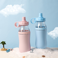 Gourde en acier inoxydable à double paroi personnalisée de 720ml et flacon de forme irrégulière bouteille d'eau de sport tasse portable pour vélo avec corde