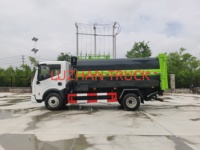 Camion poubelle électrique 4x2 de haute qualité, entièrement scellé, avec compacteur à chargement latéral monté sur camion