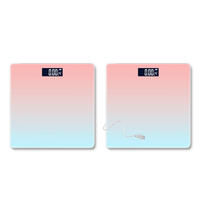 Báscula Digital Multifuncional Nueva, Pequeña, Electrónica, para Peso y Grasa Corporal, Báscula de Baño