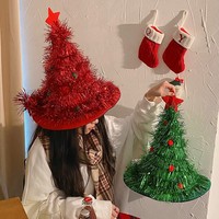 Chapeaux de décoration de Noël, accessoires de fête, couvre-chefs pour fêtes de fin d'année, accessoires de photographie, chapeaux de Noël en laine, décorations de fête de fin d'année