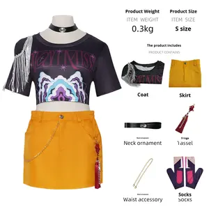 K-Pop Dämonen jäger Mira Kostüm Kostüm Cosplay Virtueller Idol Film Cosplay für Mädchen Halloween Rollenspiel Kleidung - Product Image 6