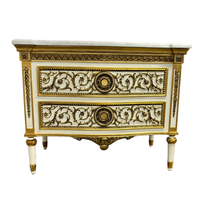 Mobile da Ingresso in Legno Massello Intagliato a Mano <span class=keywords><strong>con</strong></span> Piano in Marmo, <span class=keywords><strong>Arredamento</strong></span> <span class=keywords><strong>Moderno</strong></span> di Lusso per Corridoio in Betulla Importata - Product Image 1