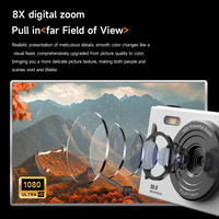 Kamera Digital Portabel untuk Anak, Video HD 1080P, Zoom 16X, Camcorder Selfie Isi Ulang, Hadiah Mainan Fotografi yang Lucu