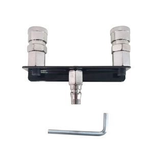 Connecteur double fourche spécial pour femmes, adaptateur double prise métallique, pour le commerce extérieur, direct usine transfrontalière - Product Image 1