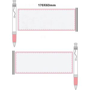 Custom Promotional <b>Retractable</b> Pull Out Banner <b>Pen</b> Scrolling Flag Banner <b>Pen</b> Foldable Double-sided Printing Banner Ballpoint <b>Pen</b> - Product Image 3
