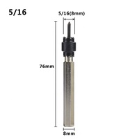 Articat — foret à souder par points, fraise en carbure Double face à pointe en acier inoxydable, perceuse centrale, 3/8 "'5/16"