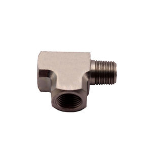 अनुकूलित टी के आकार 3-रास्ता फिटिंग पुरुष महिला के लिए हवा तेल पानी ईंधन दबाव सेंसर गेज - Product Image 3