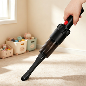 Aspirateur de voiture pour enfants 12V 4000Pa avec verrou de sécurité et bords arrondis pour véhicule familial CE RoHS - Product Image 1