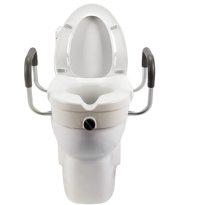 <span class=keywords><strong>Rehausseur</strong></span> <span class=keywords><strong>de</strong></span> siège <span class=keywords><strong>de</strong></span> <span class=keywords><strong>toilette</strong></span> avec barres d'appui, siège <span class=keywords><strong>de</strong></span> <span class=keywords><strong>toilette</strong></span> surélevé portable pour adultes et personnes âgées, aide à la sécurité dans la salle <span class=keywords><strong>de</strong></span> bain antidérapante, léger - Product Image 2