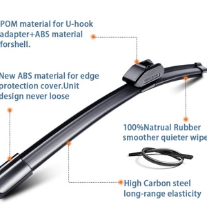 ใบปัดน้ำฝนแบบไร้โครงยี่ห้อ General Motors รุ่น Universal Soft J-Hook ราคาโรงงาน ขายดี อะไหล่รถยนต์ - Product Image 2