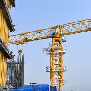 Grue à tour DAHAN 10 tonnes DH168-7013-10T Portée 70m Hauteur maximale 200m pour projets de construction de bâtiments de grande hauteur et de ponts - Product Image 1