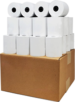 Rollos de Papel Térmico de Grado Comercial 57x40-80x80mm, Capa Única, para Recibos de Lotería, Tickets POS, Cajas Registradoras