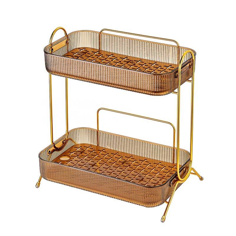 AJ-1996 ชั้นวางของตั้งโต๊ะ [สีเทาสโมคกี้]