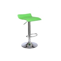 Chaise de bar pivotante moderne réglable en hauteur en cuir synthétique noir avec repose-pieds pour la maison, le bar, le club, la cuisine