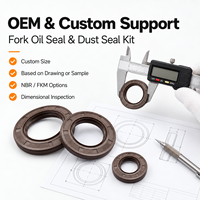 Kit de joints d'étanchéité et de protection anti-poussière pour fourche avant de motos, VTT, UTV en NBR FKM – Taille personnalisée OEM ODM – Fournisseur d'usine
