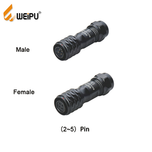 Weipu nhà máy đẩy-kéo IP67 2pin 3pin không thấm nước kết nối điện tùy chỉnh màu sắc nhanh cáp pin kết nối - Product Image 2