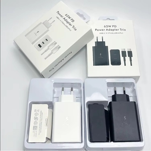 Chargeur rapide PD 65W 3 ports USB-C USB-A Prise EU UK US pour câble de chargeur Samsung pour Samsung S21 S22 S23 S24 S25 S26 Ultra - Product Image 1