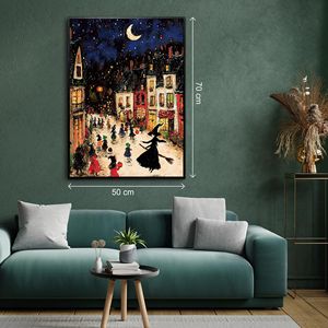 Rompecabezas de 1000 Piezas, Misterio y Sorpresa, Escena Nocturna de Halloween, Rompecabezas de Arte de Dibujos Animados para Niños y Adultos - Product Image 4