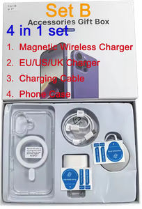 Set Aksesoris Jam Tangan Pintar 7 in 1, Earphone, Charger Nirkabel Magnetik EU, Power Bank, Kotak Hadiah 6in1 untuk iPhone - Product Image 6