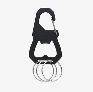 Juego de 3 Llaveros Personalizados con Mosquetón y Abrebotellas, Grabado con Logotipo, Multiherramienta, para Campismo, Regalo Corporativo - Product Image 1