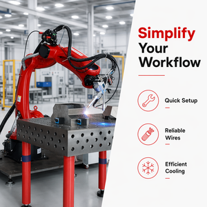 Bras robotisé avec système de soudage intelligent, solution d'automatisation de soudage robotique industrielle articulée à 6 axes - Product Image 4