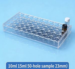 3ML transparante kubus reageerbuisstandaard voor flessenrek met 50 gaten - Product Image 4