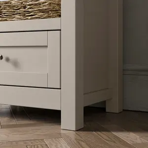 Estantería estrecha Estantería de madera de diseño compacto con estantes ajustables y cajón Sala de estar Estante de libros de oficina - Product Image 5