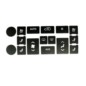 Pegatina de Reparación para el Botón del Clima del Cadillac Escalade 07-14, Kit de Adhesivos de PVC Negro - Product Image 5