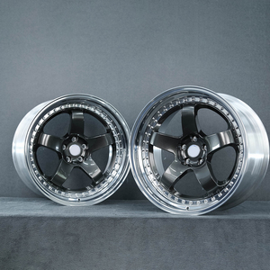 Rines de Aleación GPW de Dos Piezas, Forjados, de 5 Estrellas, Color Gris Metálico, Remachados, de 16, 17, 18, 19 y 20 Pulgadas para <span class=keywords><strong>Ford</strong></span> <span class=keywords><strong>Mustang</strong></span> - Product Image 5