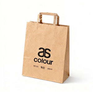 Compact Stackable Classic Kraft Paper Bag with Handles for <b>Mini</b> <b>Food</b> & Closet Clothing Storage, Factory Supplier - Product Image 1