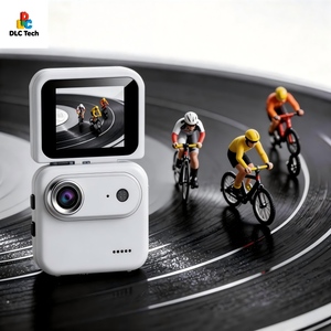 Caméra d'action portable DLC à vue à la première personne, vidéo 1080P, écran réversible, longue autonomie, charge rapide, caméra sport pour vlog - Product Image 1