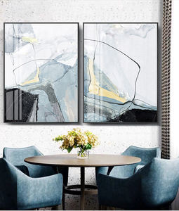 Pittura con stampa astratta incorniciata Wall Art Modern Nordic 3 Panel Canvas Logo personalizzato <span class=keywords><strong>ritratto</strong></span> fotografico stampato ecologico - Product Image 3