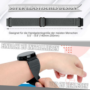 Bracelets de montre en nylon élastique réglables à dégagement rapide de 16 mm pour hommes et femmes – Vente en gros - Product Image 3