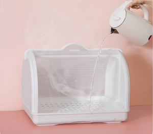 GREENSIDE Grande boîte de rangement transparente en plastique pour gobelets, évier de <span class=keywords><strong>cuisine</strong></span> et de ménage - Product Image 6