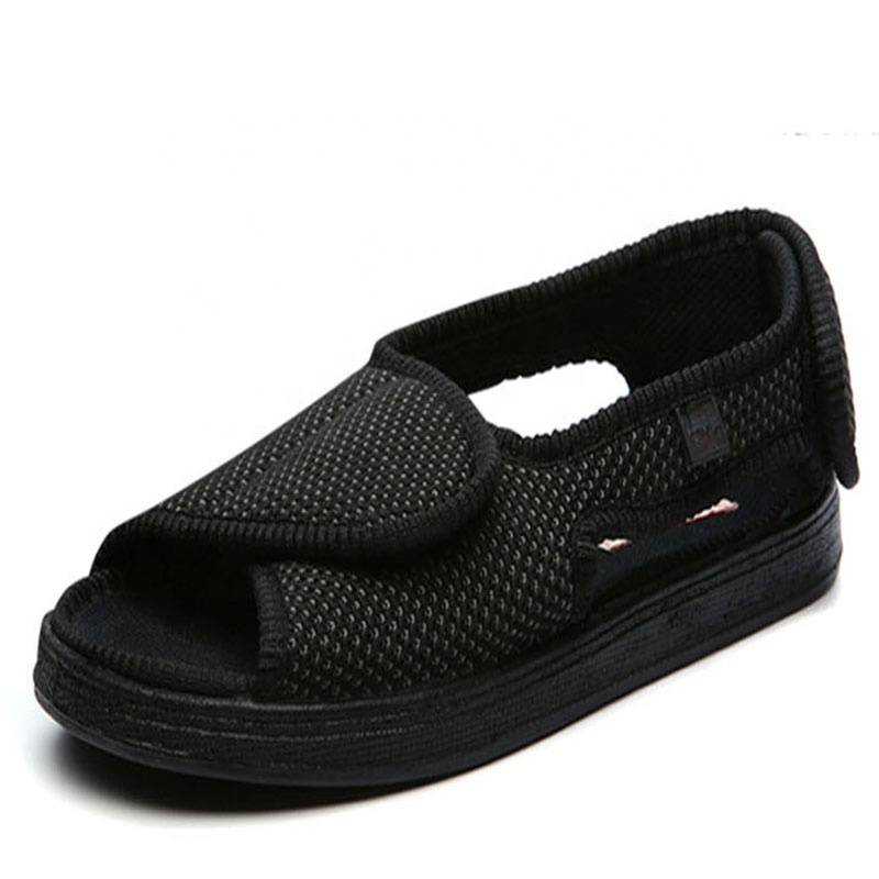 Special Men's Sandals for Very Comfortable Diabetics Primocx in black model