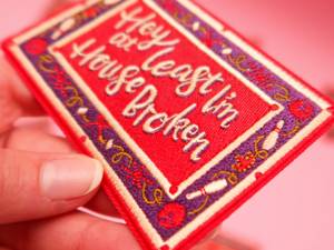 Il grande ferro Lebowski sulla toppa ricamata almeno <span class=keywords><strong>sono</strong></span> <span class=keywords><strong>casa</strong></span> rotto Patch ricamo personalizzato - Product Image 5