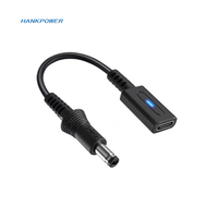 Câble de chargeur PD Type-C pour console de jeu Sega 1ère génération, adaptateur USB-C femelle vers DC 5.5*2.5 45W, 10cm