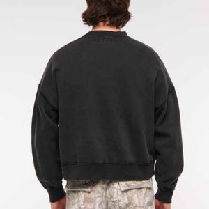 Sweat-shirt à capuche en molleton français personnalisé avec logo, sweat-shirt à capuche pour homme, sweat-shirt à capuche oversize à épaules tombantes pour homme - Product Image 5