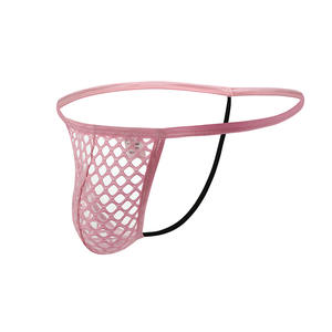 King Mcgreen Star-bóxer de malla grande <span class=keywords><strong>para</strong></span> <span class=keywords><strong>hombre</strong></span>, ropa interior Sexy con bolsa convexa en U, <span class=keywords><strong>transparente</strong></span>, de verano - Product Image 3