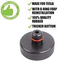 Coussinets de cric de levage compatibles avec la mise à niveau Tesla Model 3/S/X/Y Coussinet de cric de levage robuste avec adaptateurs de cric à anneau de protection Protège