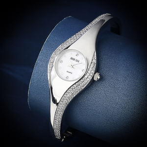 013598 montres pour femmes AAA cubique Zircon éléments cristal Bracelet montre pour mariage fête bijoux de mode fabriqués avec la vente en gros - Product Image 1